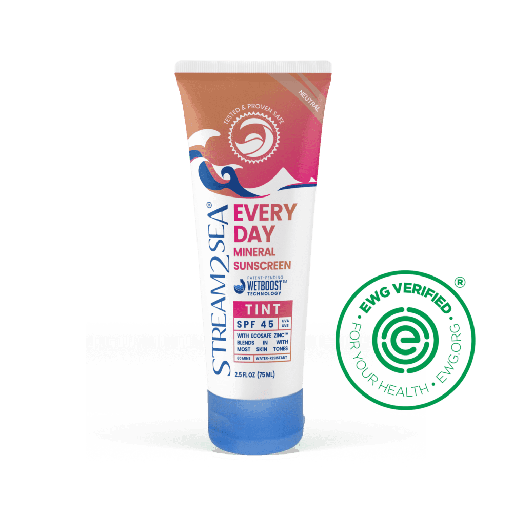 Stream2Sea Every Day Sunscreen SPF 45 - Tint – Sandy Point Watersports
