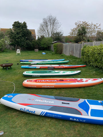 Ex-Hire paddleboards - sold as seen