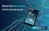 Marlow Excel Marstron Plus Banner with Rope Care Guide