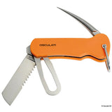 Osculati Sail Knife with Plastic Grip, made of Stainless Steel