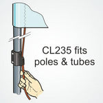 Clamcleat CL235 Nylon one piece cleat and clamp