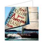 Blowing In The Wind Greetings Card