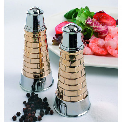 Lighthouse-shaped Salt & Pepper Pot Set