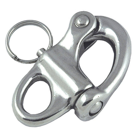 Stainless Steel Snap Shackle Fixed Eye (32mm)