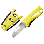 Wichard Rescue Knife with Fixed Serrated Blade & Sheath