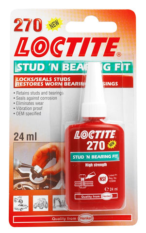 Loctite Stud 'N' Bearing Fit 270 24ml bottle